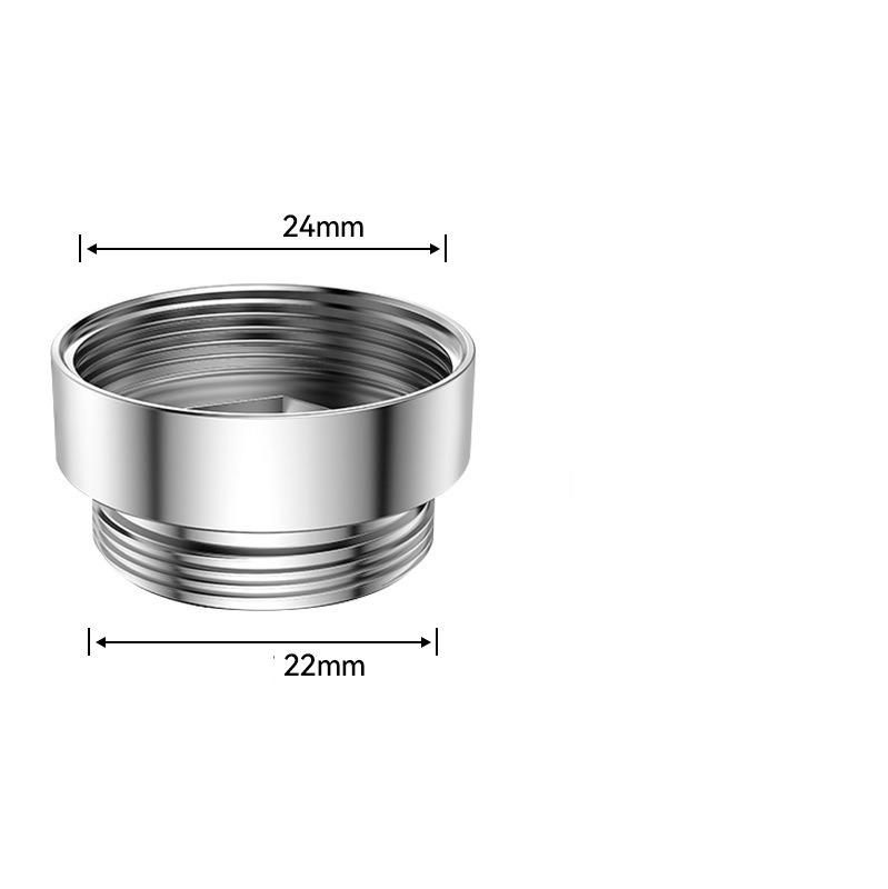 Faucet Adapter 22 Turn Fine Tooth Conversion Thread Accessories 16-32mm Internal And External Faucet Thread Adapter for Plumbing