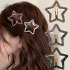 Stern Strass Haarnadeln Neue Mode Glänzender Stern Pentagramm Haarspange Mädchen Frauen Exquisite Haarnadeln Haarspangen Haarschmuck