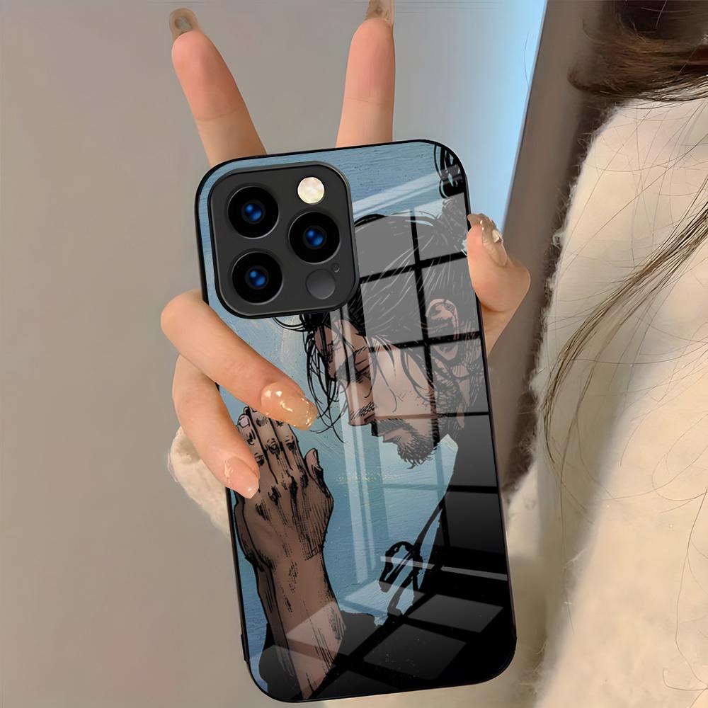 Vagabond Manga Classic Phone Case For IPhone 17 Pro Max 16 15 14 Pro Max 13 11 Plus Glass Cover