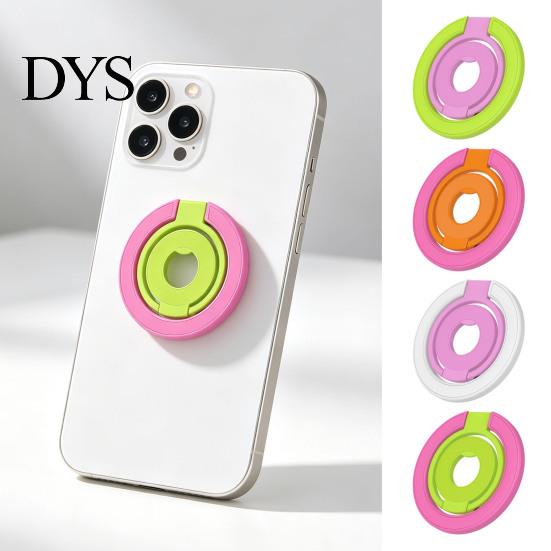 Hands Free Viewing Accessory Magnetic Phone Ring Holder for MagSafe, Foldable Metal Dual-Sided Finger Grip with N52 Magnets, Cell IPhone 18-12 Series