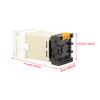 DH48S‑2Z 220V Digital Display Double Time Relay with Socket Base
