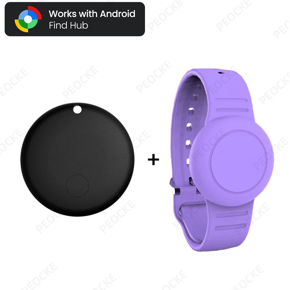 Waterproof Smart Tag Bracelet for Kids-Soft Silicone For Android Tracker Tag With Watch Band Case Cover Lightweight GPS Tracker