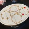 Super flash zircon round flower bracelet, exquisite and sweet wind versatile bracelet, light luxury and high-end fashion and beautiful jewelry.