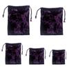 Velvets Tarot Drawstring Bag Jewelry Rune Pouches Organizers Dices Party Storage Bag for Tarot & Oracle Cards Easily Use