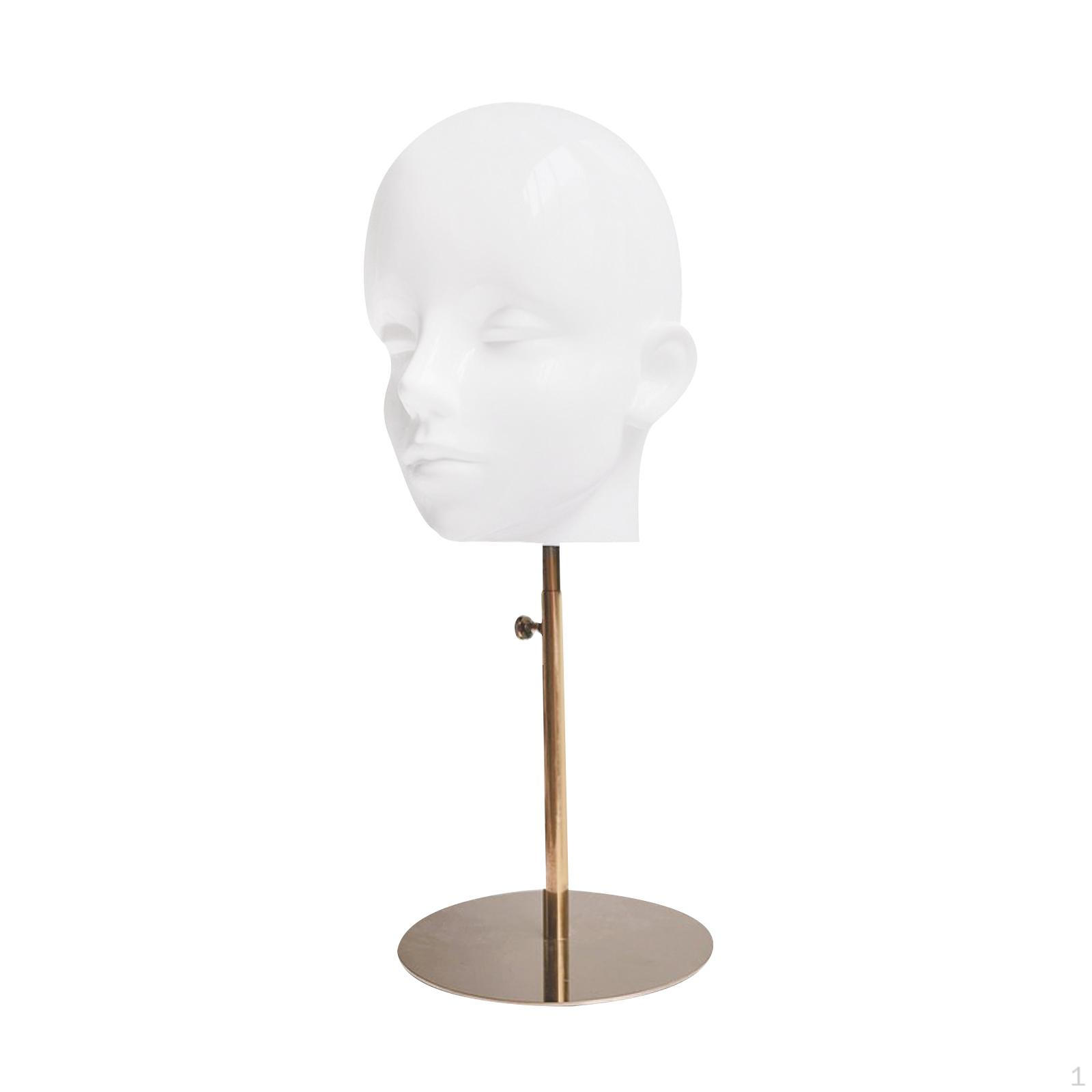 

Манекен-голова, шляпа, шиньоны, подставка, держатель для очков, регулируемая по высоте для профессионального или практического использования Gold Base