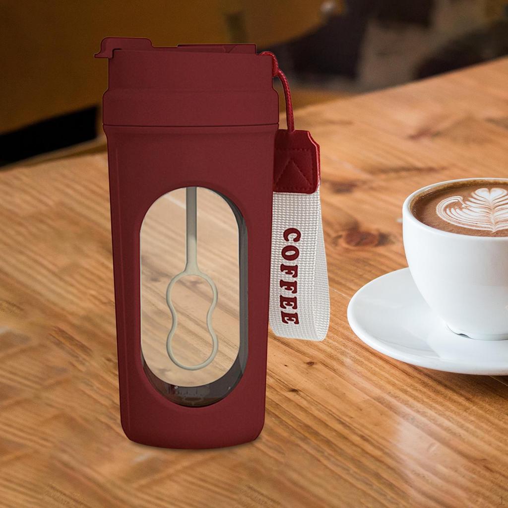 Electric Protein Shaker Bottle Blender Rechargeable Cup Portable for Coffee Mixes,