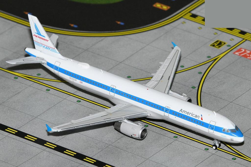 GeminiJets GJAAL2257 American Airbus A321 Piedmont Heritage Scale N581UW; 1400