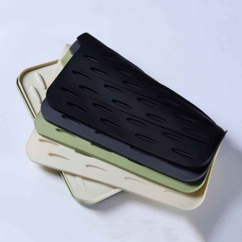 Large Size Dish Drying Mat Non-slip Sink Placemat Creative Silicone Drainage Mat Kitchen Utensils