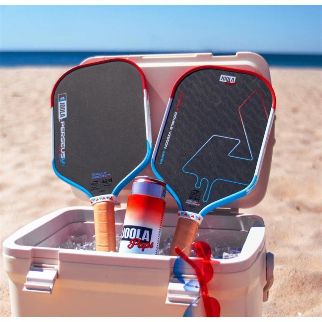 POPS Rally Carbon Pickleball Paddle 16mm Thickness Double Vision Pro Competition Thermoformed Paddle