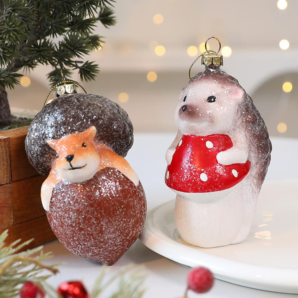 Christmas Tree Decorations: Hedgehog, Special-shaped Christmas Ball Ornaments, Christmas Tree Pendants