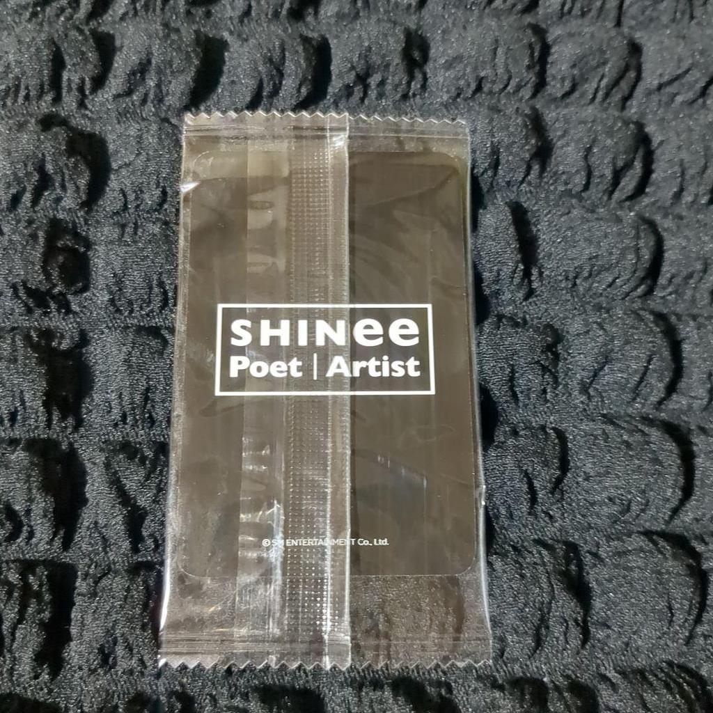 [USED] SHINee Onew Trading Card Poet Artist Album Photobook