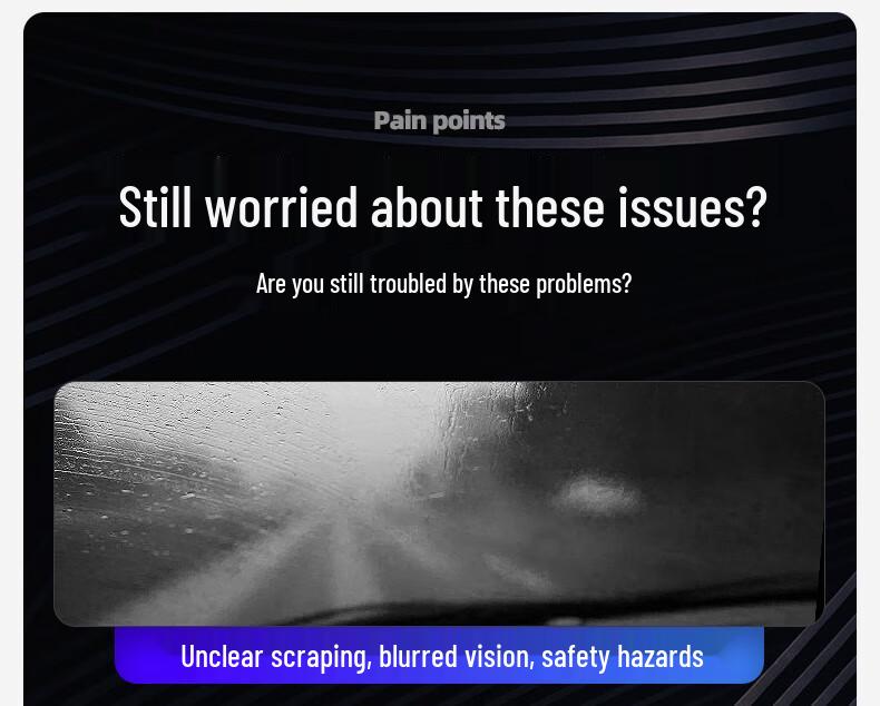Frameless Silent Rubber Wiper Blade for Toyota Tundra Pickup Truck