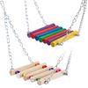 1 Stück Vogelspielzeug Schaukel Kauspielzeug Trainingsspielzeug Kleiner Papagei Hängende Hängematte Papageienkäfig Sitzstange Spielzeug mit Leiter Haustierbedarf