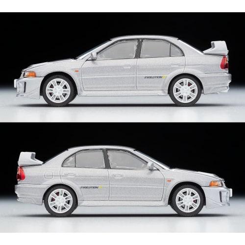 Tomytec Tomica Limited Vintage Neo 1/64 Scale LV-N187d Mitsubishi Lancer GSR Evolution V Silver Finished Model