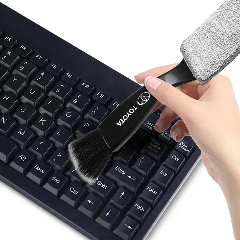 Car Air Conditioner Vent Cleaning Brush Auto Accessories For Toyota Yaris Corolla Avensis Aygo Vitz Vios Yaris Mark-X Mirai