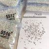 SS3 SS4 King Fan AB Iridescent Small Round Flat-back Rhinestone for DIY Nail Art Accessories