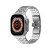 Stainless Steel Band for Apple Watch Ultra 2 49mm 46mm 45 44 42 Luxury Metal Frost Strap Bracelet for IWatch Series10 9 8 7 6 SE