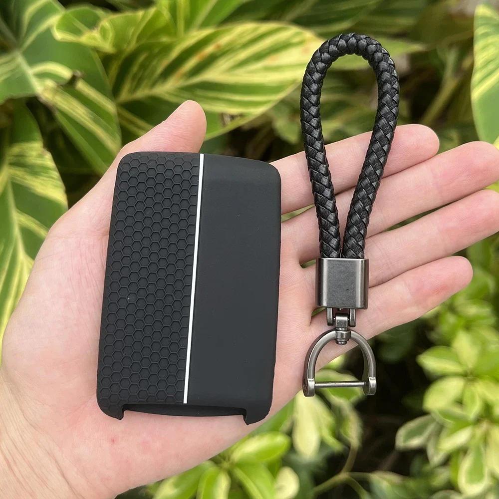 Silicone Car Key Cover Case For Renault Captur Clio Zoe Koleos Scenic 4 Arkana Dacia Sandero Megane Talisman Espace Card Remote