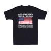 God Created Man and Woman Democrats All Other Genders Political Men's T-Shirt