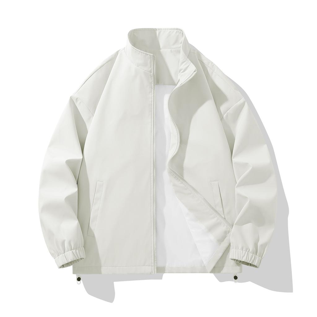 Jacka med ståkrage Herr Vår och Höst Ny Koreansk Mångsidig Lös Ledig Trendig Överrock