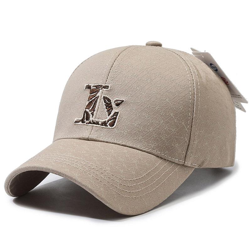 New Baseball Cap Embroidery L Letter Sports Sunscreen Men's and Women's Sun Hats Breathable Versatile Casual Cap