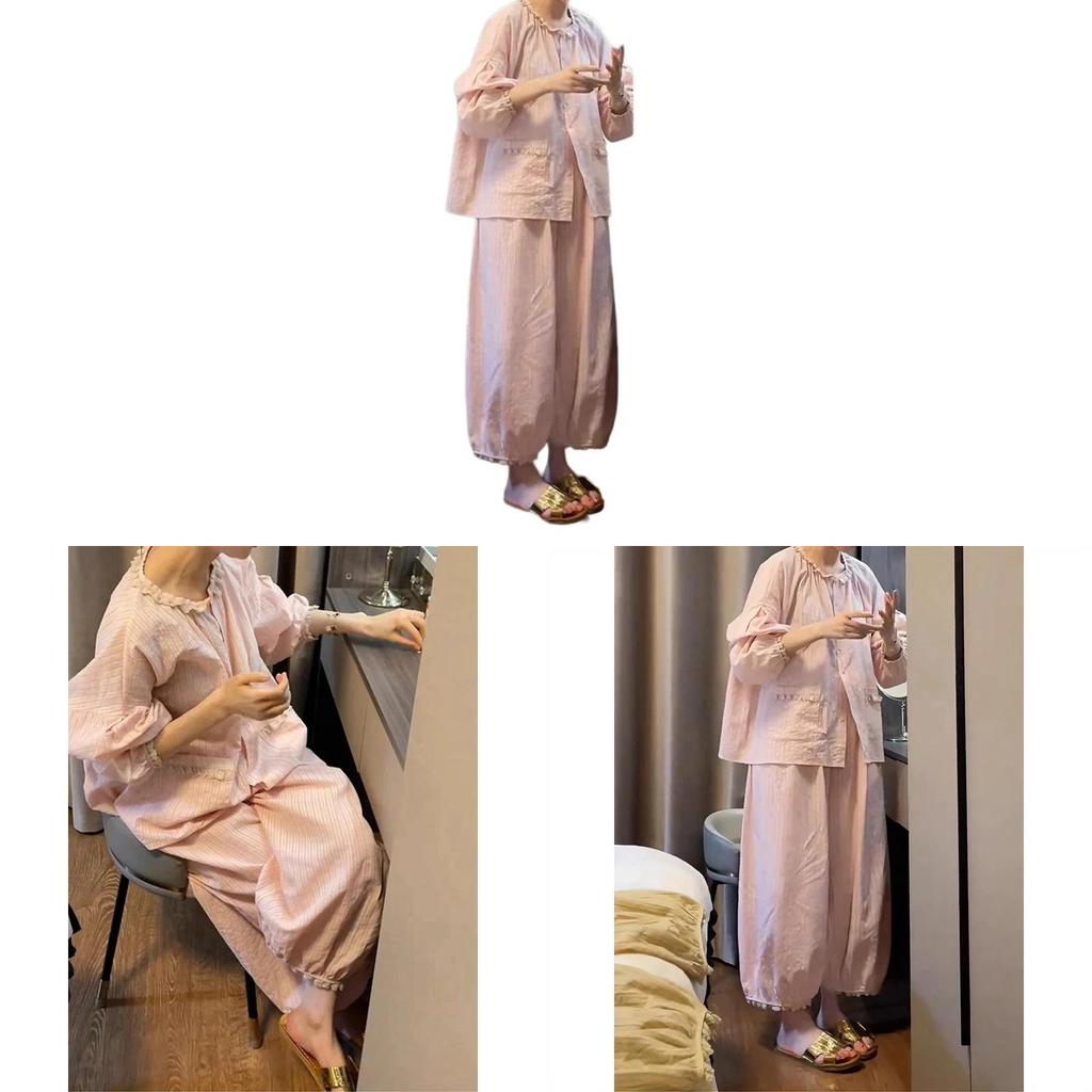 Cloud Cotton Lounge Set For Women With Breathable Fabric Casual Wear For Home And Outdoors