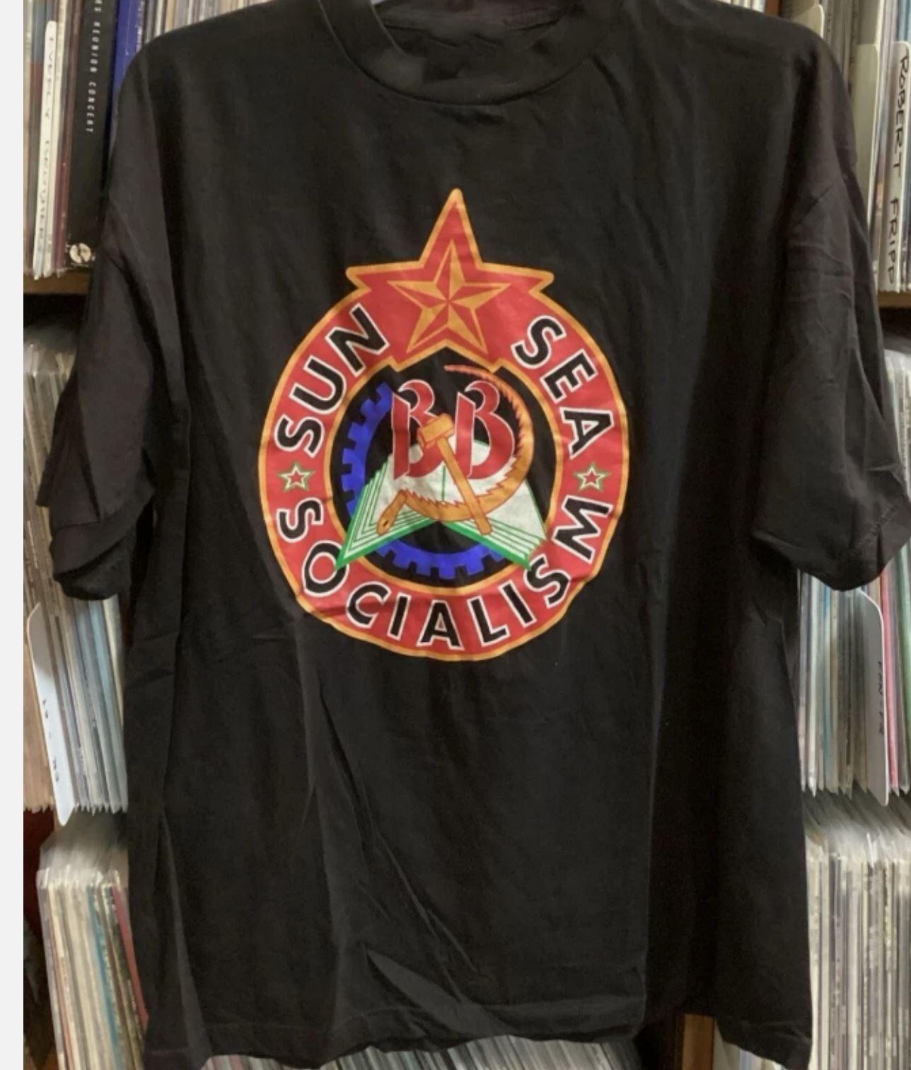 Vintage Billy Bragg Sun Sea Socialism Unisex T-Shirt All Size L