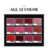 12-color Matte Lip Gloss Set Mist Long-term Moisturizing Matte Non-stick Cup Lip Gloss Gift Set
