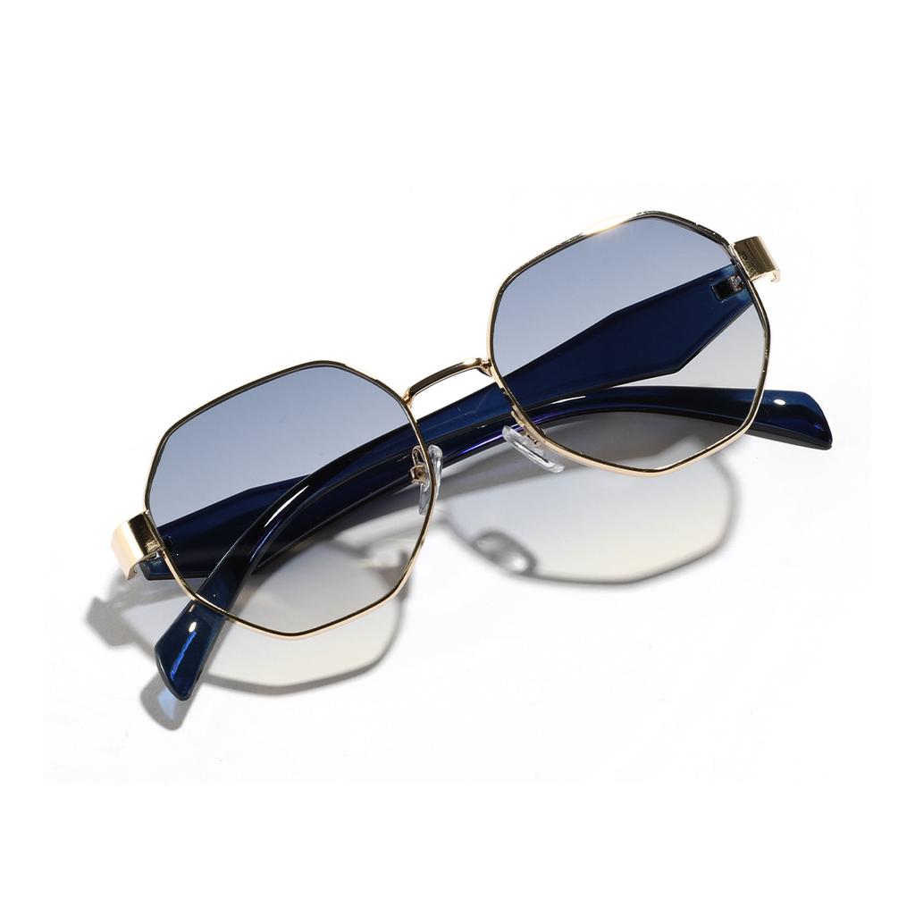 Glasses Square Polygon Metal Sunglasses Men'S Sunscreen Sunglasses Women'S Ins