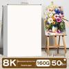 8K Sketch & Drawing Paper: A3 & A4 Thickened Art Student White Paper for Handwritten and Pencil Use