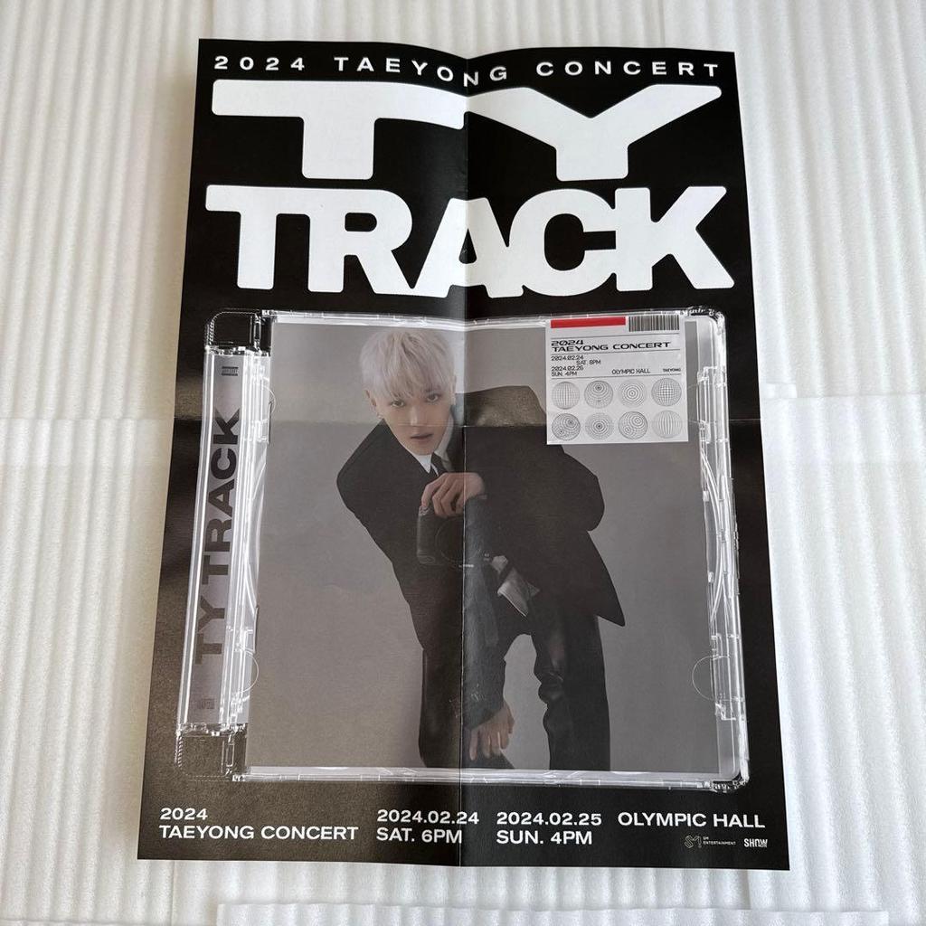 Used NCT Taeyong Solo Concert TY TRACK VIP Limited Benefit Photocard Slogan