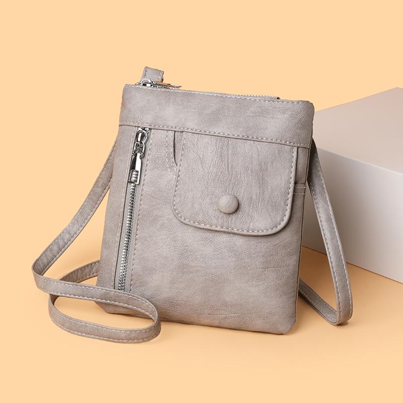 Multi Functional Vertical Phone Bag, Suitable for Outdoor Use, Crossbody Bag, Casual or Daily Use, Retro Square Crossbody Bag, D