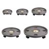 Universal Casters Flower Pot Wheels Movable Round Plastic Tray Mobile Flower Pot Stand  Plant Pots