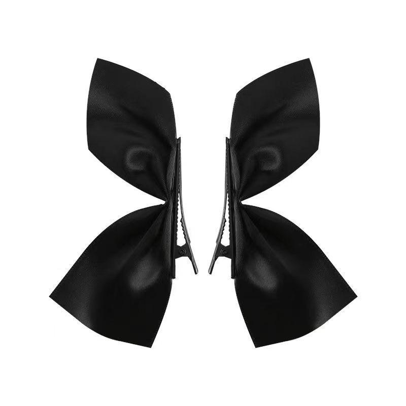 

2 шт. Новые корейские атласные заколки-банты для волос, детские милые головные уборы, заколки для девочек, женские милые заколки-автоматы, шпильки для волос, аксессуары для волос