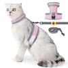 Reflective Anti-Escape Cat Harness Set with Velcro Reinforcement - Breathable Cat Leash