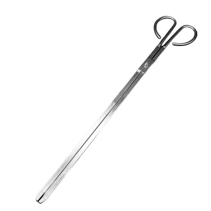 Stainless Steel Long Handle Fire Tongs