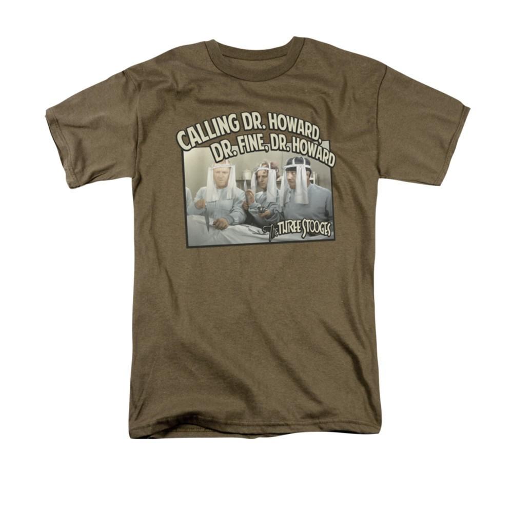 THE THREE STOOGES DOCTOR Licensed Adult Men s Graphic Tee Shirt SM-3XL Unisex T-Shirt XXL