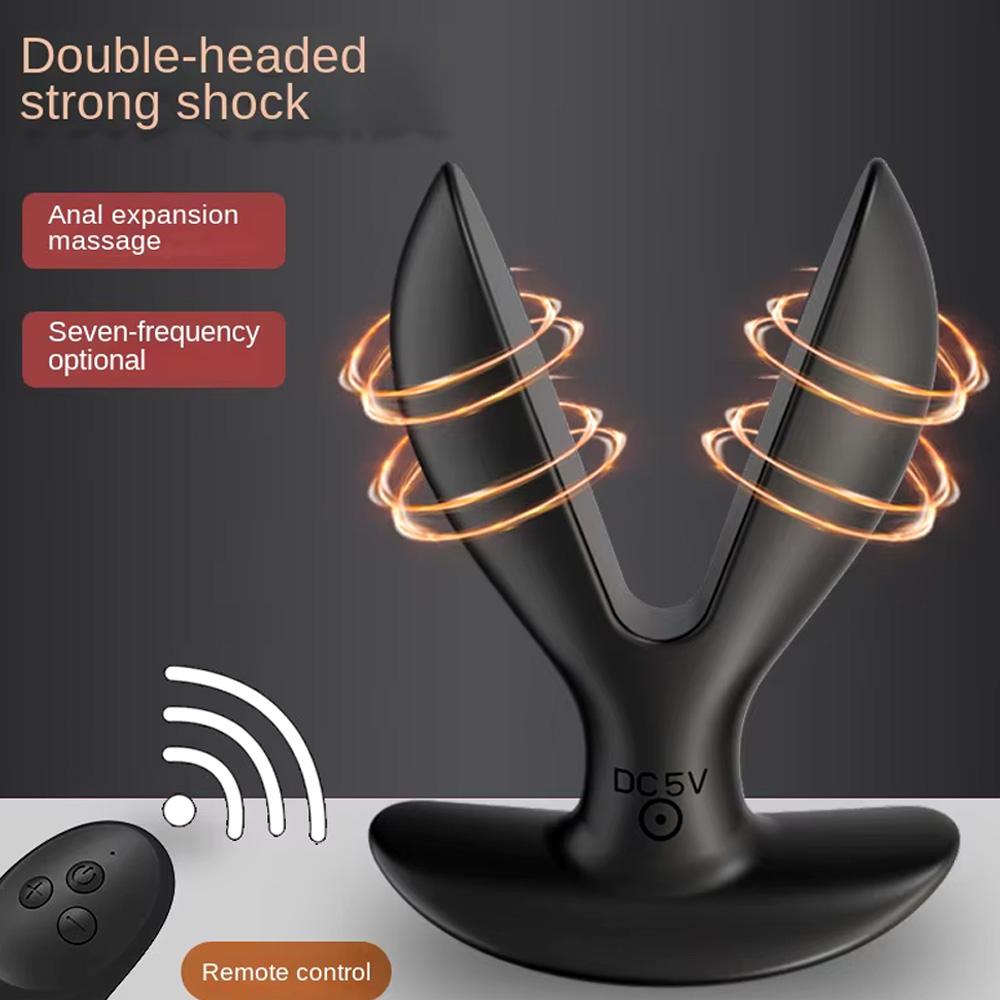 USB Charging Anal Vibrator for Men Women Remote Control Prostate Massager Anal Expander Sex Toy for Couples