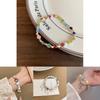 Adorable Alloy Plated Macaron Ceramic Sea Shell Beaded Bracelet Perfect For Gift Giving