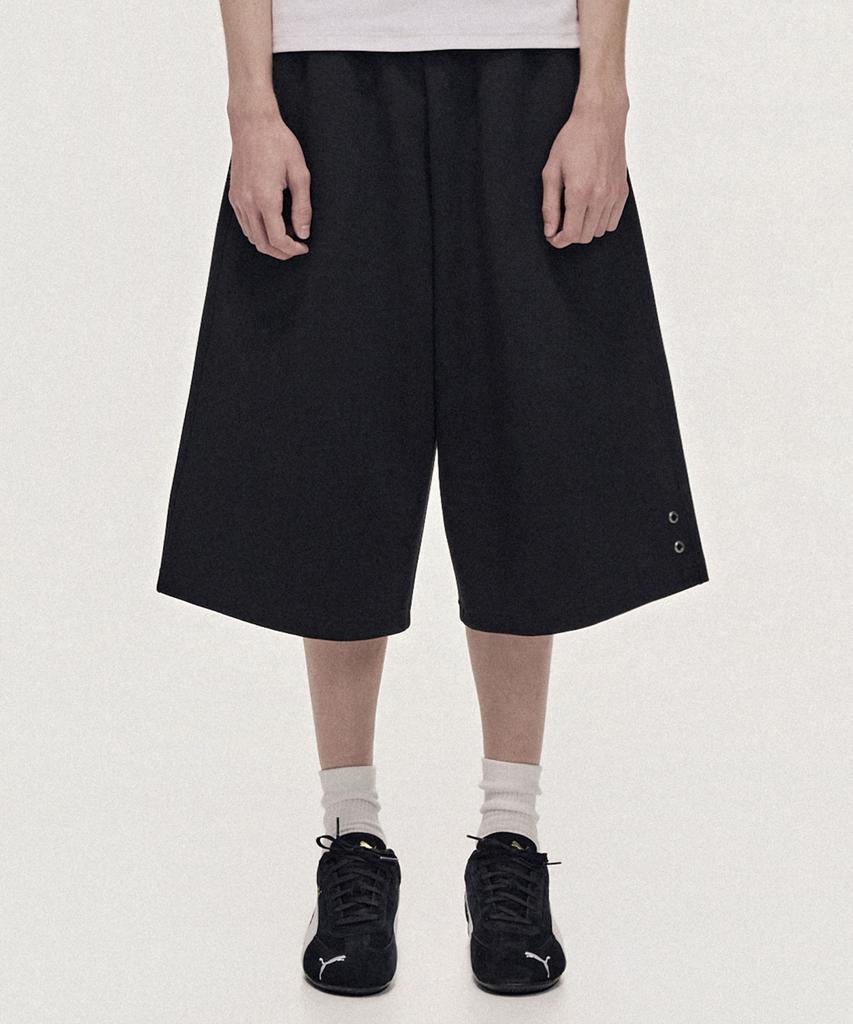 TAKEASY Neoprene Bermuda Sweatpants (Black)