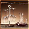 Creative Red Wine Glass Hanging Rack for Living Room Cabinets - Display and Storage Shelf with Ornaments