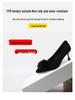 Women's Fashionable Furry Stiletto Heels - Comfortable, Versatile, Pointed-Toe High Heels for Autumn/Winter.