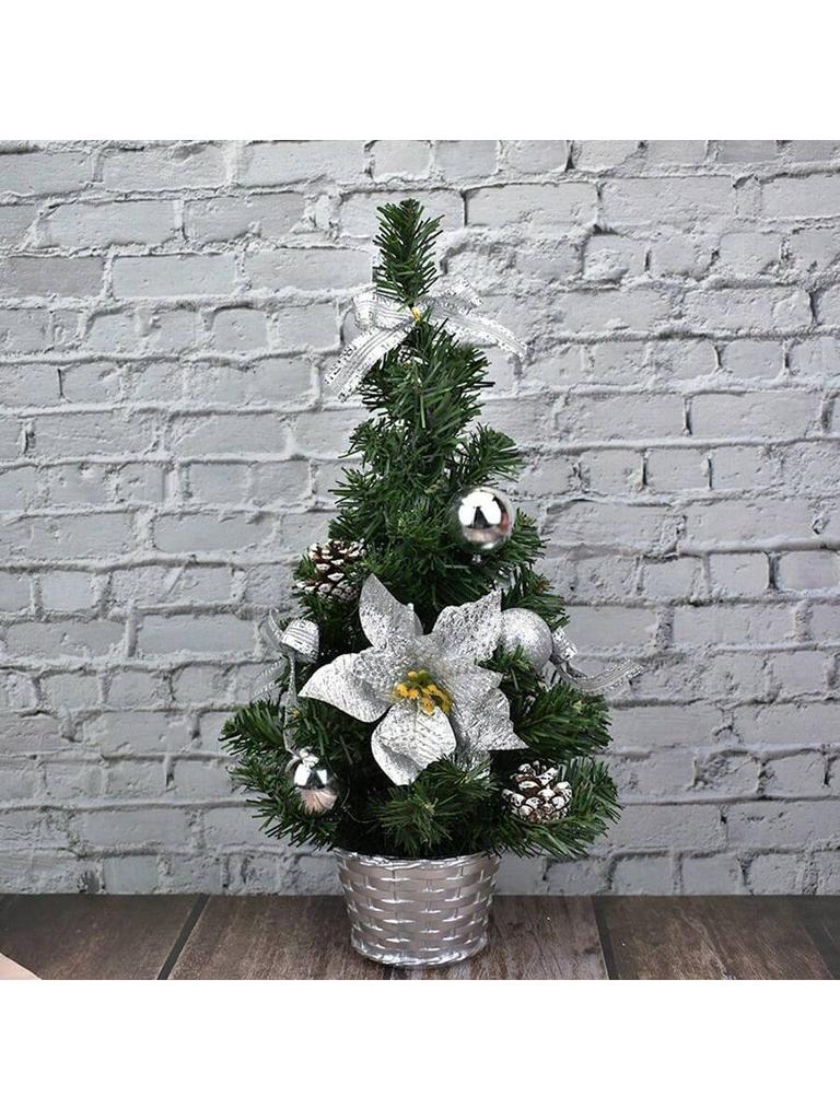 Christmas Tree Decorations Children DIY Handicraft Home Bedroom Party 20/30/40cm Artificial Christmas Tree 2025 New Year Gift