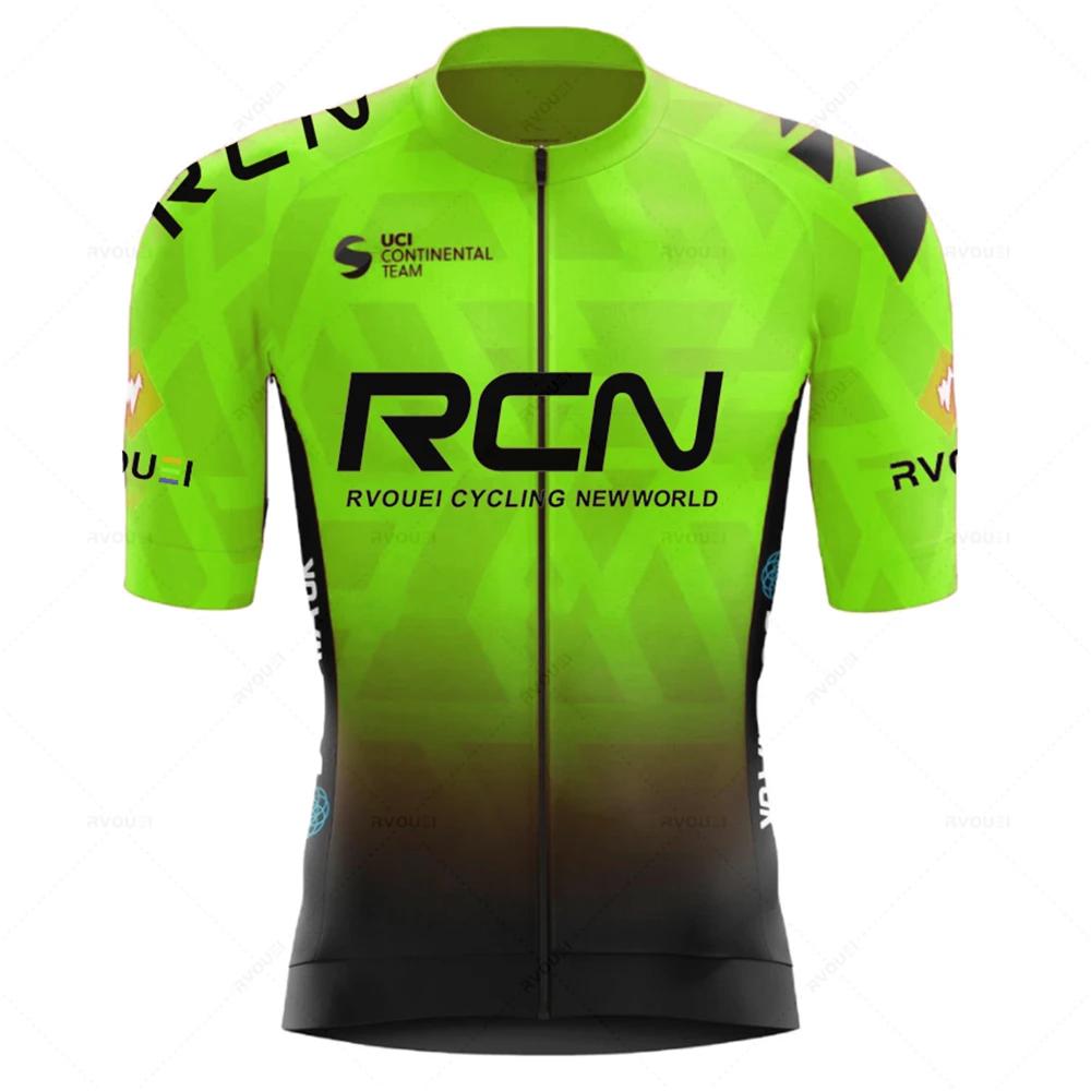 Zestaw koszulki kolarskiej RCN Team 2025 Letni oddychający strój na rower szosowy Jednolity strój do jazdy Odzież rowerowa MTB Nowe sportowe zestawy kolarskie