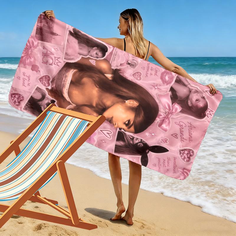 Ariana Grande Towel, Large Soft Quick Dry Towel for Beach Camping Swimming