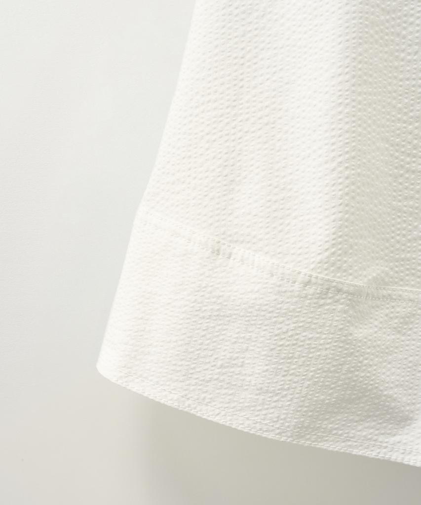 Seteo (W) Seersucker Hole Skirt White