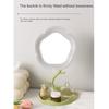 Detachable Sunflower Shaped Dressing Mirror Classic Table Mirror Desktop Makeup Mirror  Dormitory