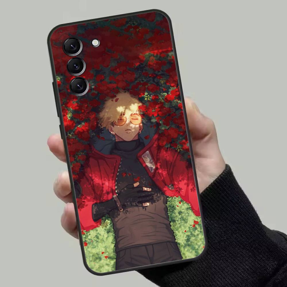 TRIGUN STAMPEDE Phone Case For Samsung Galaxy A13,A21s,A22,A31,A32,A52,A53,A71,A80,Soft Black Shell