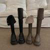 2025 Autumn and Winter New Long Boots Female Internet Celebrity Over the Knee Thin Boots Knight Small Thick Boots Martin Boots