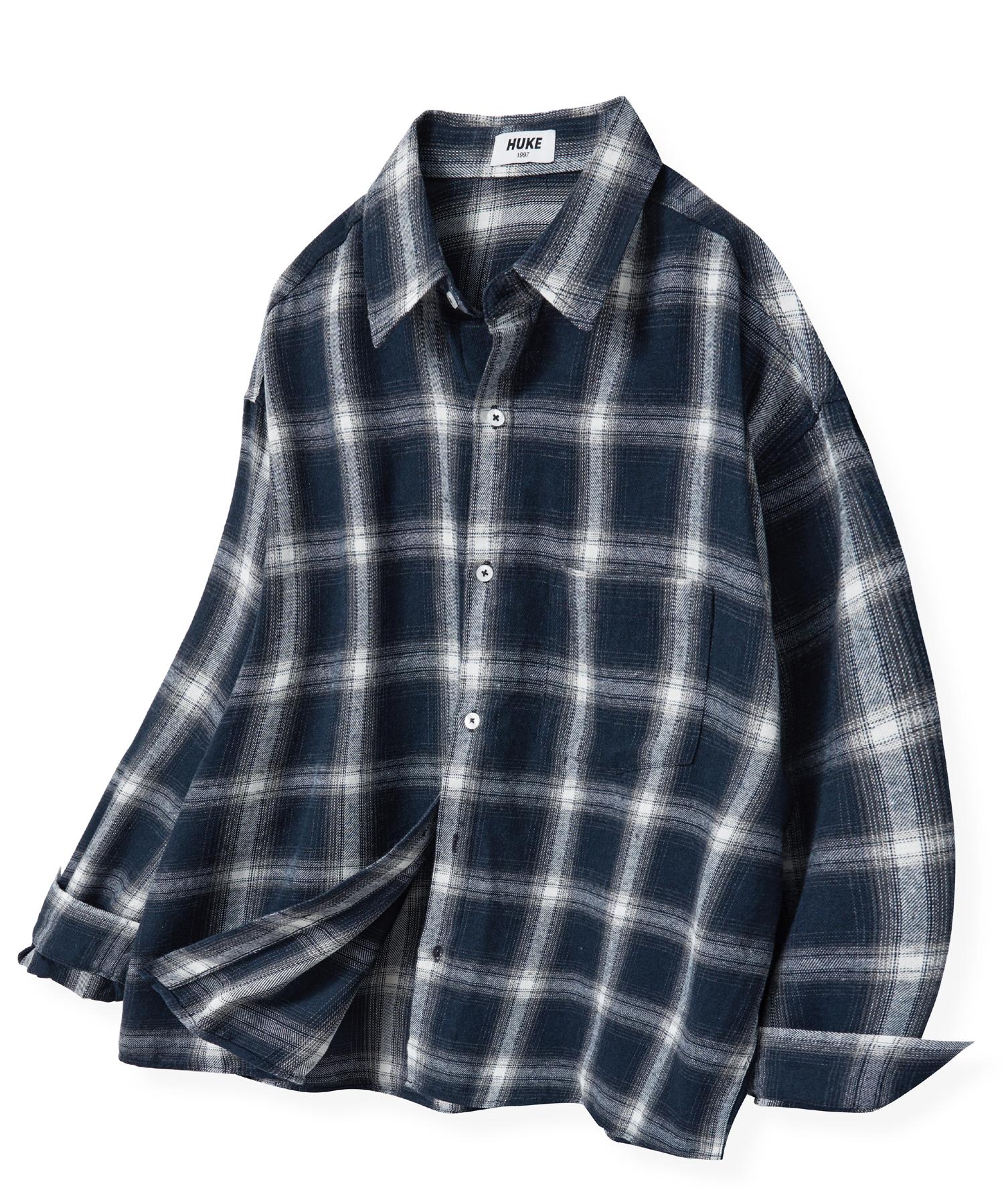 Hook The City Check Shirt (Navy) Free